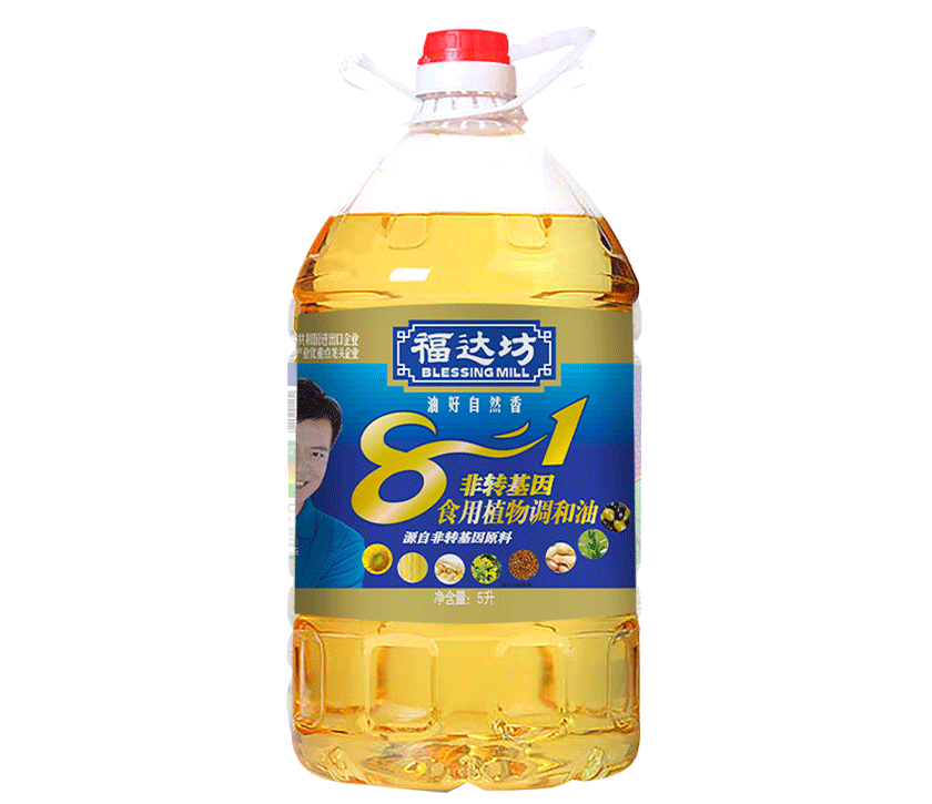 福达坊八合一食用植物调和油5L