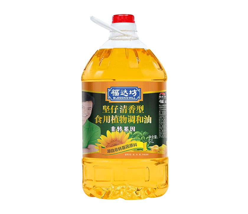 福达坊坚仔清香型食用植物调和油5L