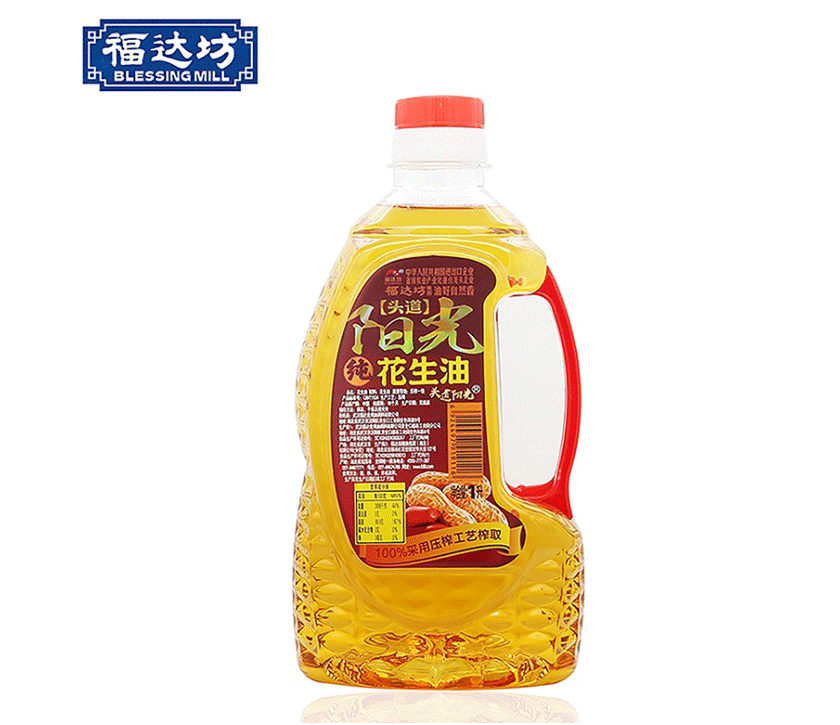 头道阳光花生油1L