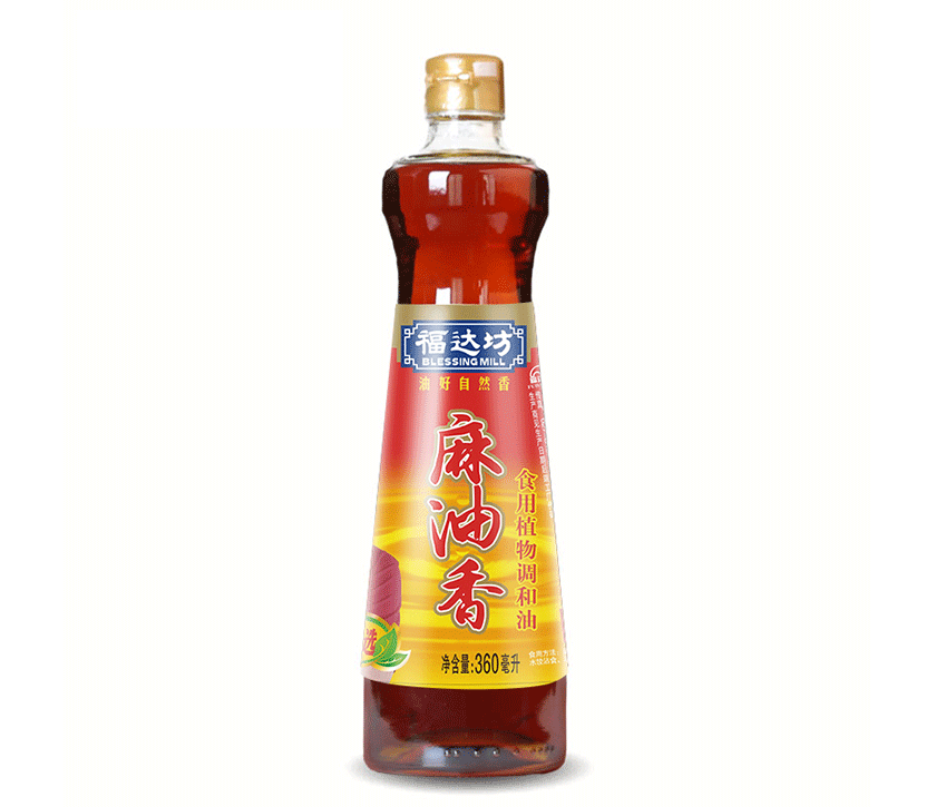 福达坊麻油香食用植物调和油360ml